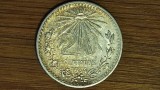 Mexic -moneda de colectie rara- 20 centavos 1934 XF+/AU -argint 0.720 - superba!, America de Nord
