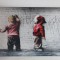 Tablou reproducere &quot;Modern Playground&quot; a artistului Banksy. 40x30cm