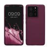 Husa Kwmobile pentru Xiaomi 13T/13T Pro, Visiniu, Silicon, KWM000020IV004C, Carcasa