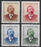 Luxemburg 1948 - Caritas, Edmond de la Fontaine, serie neuzata