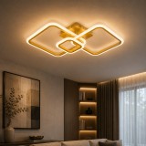 Cumpara ieftin Lustra LED Erste ROW 62x41x11cm 56W 3360lm CCT Telecomanda Corp Iluminat Modern Interior Design Avangardist Eficienta Energetica Living Dormitor