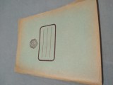 CAIET 1962 64 FILE/BUSTENI MARE 24 CM /11 CM PERIOADA COMUNISTA NOU