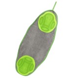 Prosop cu Perie pentru Caini si Pisici, 64 x 28.5 cm, Microfibra cu Uscare Rapida, Moale si Superabsorbant - Verde