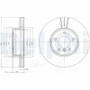 DELPHI BG9871C Disc frana