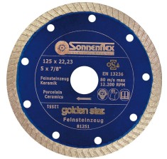 Disc diamantat continu turbo 125X1.2X22.23