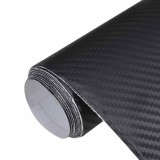 Cumpara ieftin Folii auto 3D, 2 buc., negru, 100x150 cm + 50x150 cm