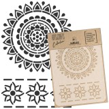 Reutilizabil Șablon - Craft - Scrapbooking // MANDALA - A3 (30x42cm)
