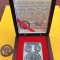 SV * PLACHETA - CUTIE - CERTIFICAT - INSIGNA * Simpozion International Numismatica * SNR Brasov