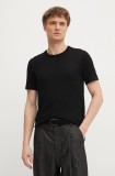 Michael Kors pulover de lana barbati, culoarea negru, light, CR560DE7AP