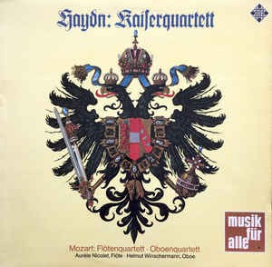 MOZART : Kaiserquartett ・Fl&ouml;tenquartett ・Oboenquartett ( vinil )