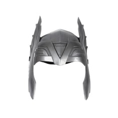 Masca plastic Thor, argintiu, carnaval, marime universala