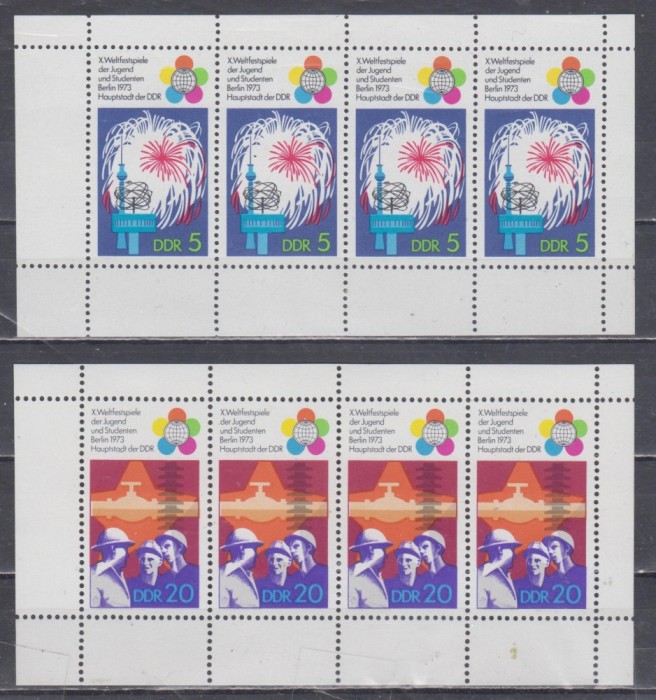 M2 C3 - Timbre foarte vechi - Germania Democrata - DDR - bloc filatelic