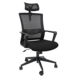 SCAUN MESH PARIS H - NEGRU/NEGRU - PRET PENTRU 2 BUCATI