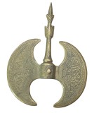 CAP DE SECURE VINTAGE PERSANĂ DECORATIVĂ CU DOUĂ TĂIȘURI, TABAR