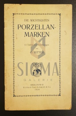 Die wichtigsten Porzellan - Marken, 1920 foto