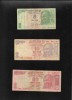 Set India 5 + 10 + 20 rupees rupii F-VF