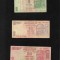 Set India 5 + 10 + 20 rupees rupii F-VF