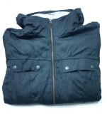 ONE STAR geaca barbati fermoar gluga marimea XXL poliester/ bumbac negru