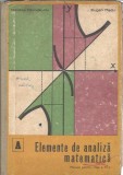 Elemente de analiza matematica, manual pentru clasa a XI-a (cartonata) - Nicolae Dinculeanu