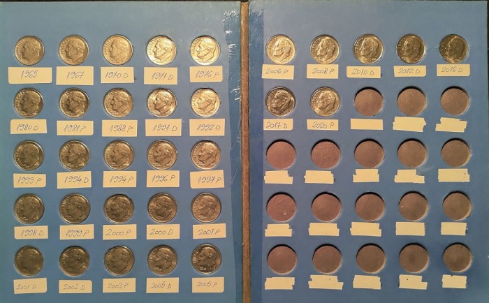 10 centi (One Dime) USA - SUA - diferiti ani