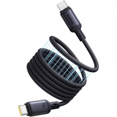Cablu Date si Incarcare USB-C - USB-C Baseus PicoGo, 240W, 1m, Negru P10376800121-00 foto