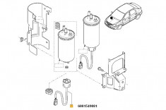 Senzor Apa Filtru Motorina Renault 6001549081 foto