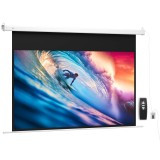 Homcom Ecran Proiector 100&rdquo; &ndash; Montaj Pe Perete sau Tavan | Aosom Romania