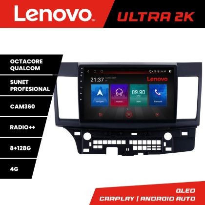 Navigatie Mitsubishi Lancer M-037 Octa Core Android Radio Bluetooth GPS WIFI/4G DSP 2K 8+128GB 360 Toslink CarStore Technology