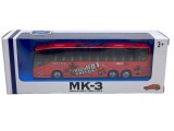 Macheta Autobuz din metal cu lumini 20cm