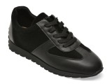 Pantofi sport GRYXX negri, QS975, din piele naturala