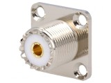 Soclu UHF SO-239 Mamă pentru Lipire 18x18mm