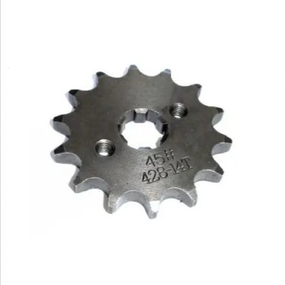 Pinion fata 14 dinti pas lant 428 moped First Bike Activ 4T 50cc &amp;acirc;&amp;euro;&amp;ldquo; ATV-uri China 4T AC 50-110-125cc (pas lant 428) foto