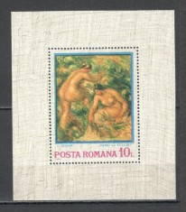 Romania.1974 100 ani impresionismul:Pictura-Bl. YR.560