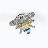 Brosa martisor albina multicolora