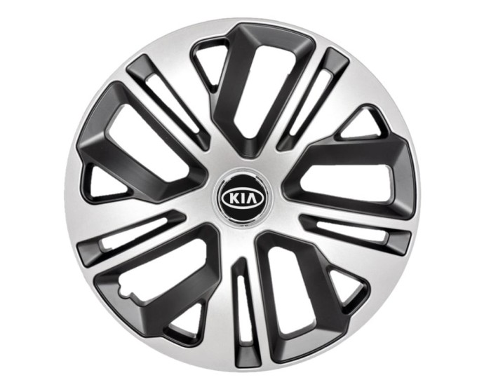 Set 4 capace roti Raven II R16, pentru gama auto Kia, Autohelix MSA&reg;