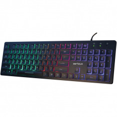 Tastatura Serioux 9500i, Iluminata, USB, Negru