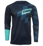 Bluza THOR Birdrock Midnight Mint enduro motocross