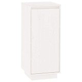 Cumpara ieftin Pantofar, alb, 35x35x80 cm, lemn masiv de pin