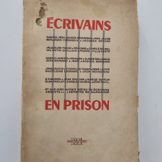 Carte veche 1945 Ecrivians en prison Carte in limba franceza