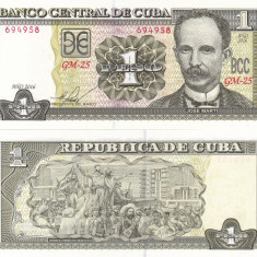 CUBA 1 peso 2016 UNC!!!