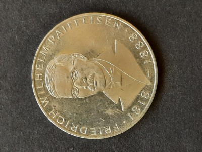 5 DM &amp;quot;F.W.Raiffeisen&amp;quot; 1968 J, RFG - A 3886 foto