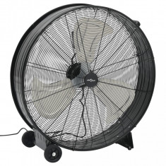 vidaXL Ventilator industrial cu tambur, negru, 77 cm, 240 W foto