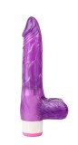 Vibrator Realist Luv Pleaser Multispeed, TPE, Violet, 20 cm