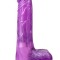 Vibrator Realist Luv Pleaser Multispeed, TPE, Violet, 20 cm