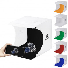 L Lightbox Portable 9 "Mini Cort Photo Studio Iluminare Un panou LED Fotografie
