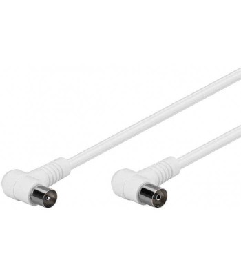 Cablu coaxial Profesional cu mufe cotite 5m Goobay foto