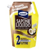 Sapun lichid rezerva Cocos &amp; Vanilie, 2000ml, Mil Mil