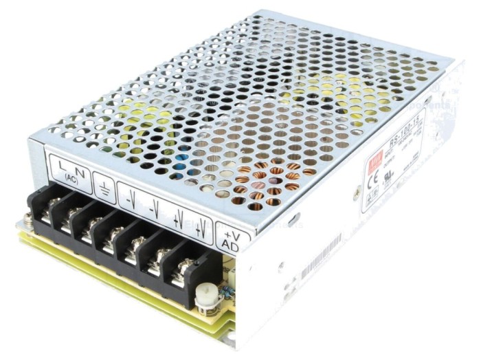 Alimentator modular &icirc;ncastrabil 15VDC 7A
