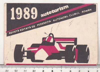 bnk cld Calendar de buzunar - 1989 - Revista Autoturism foto