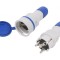 Conector AC 2P PE 250VAC 16A